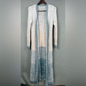 Moth Anthropologie Ombre Knit Long Cardigan Duster